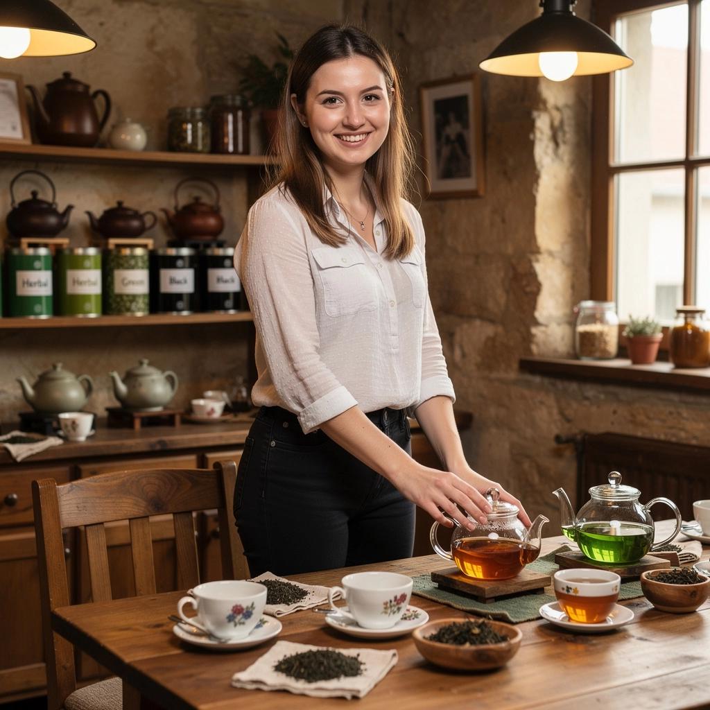 Csésze gőzölgő tea, amely ízületi fájdalmak enyhítésére szolgál, fűszerek körében.