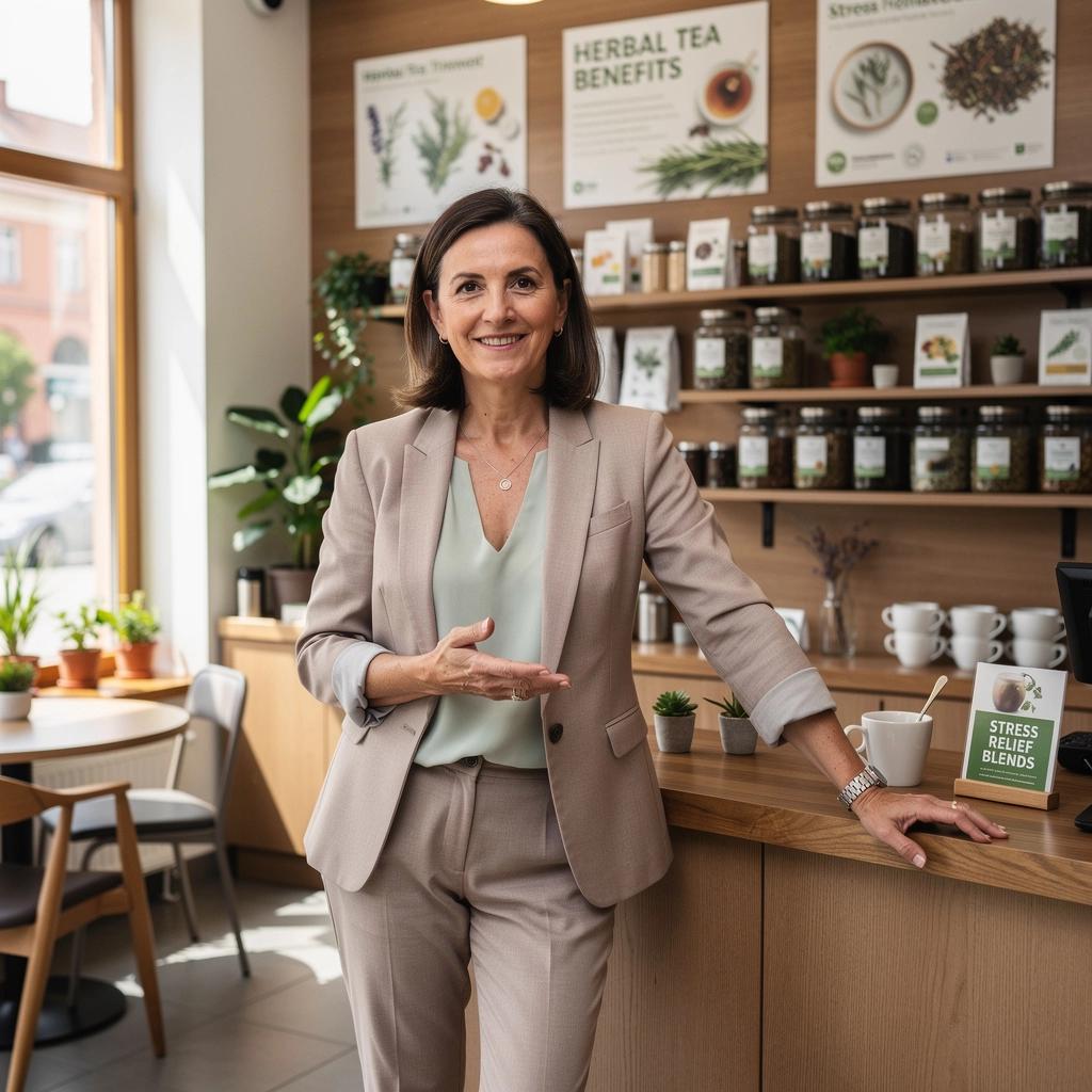 Kézben tartott csésze tea, amely természetes megoldást nyújt az ízületek támogatására.